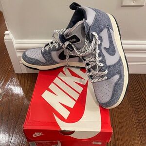 Nike Dunk Hi Midnight Navy/ Notre Athletic Shoes